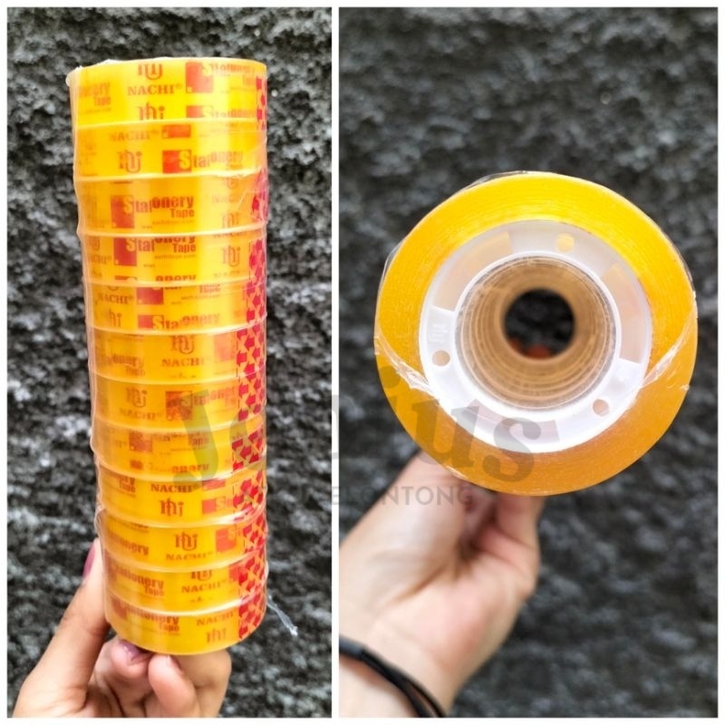 

[Per SLOP/ 12PCS] Isolasi Kado NACHI Tebal 1/2x25