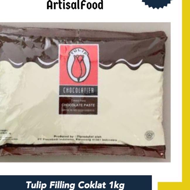 

COD ← Tulip Dark Coklat Cokelat Filling Selai Isian Coklat 1kg ASLI