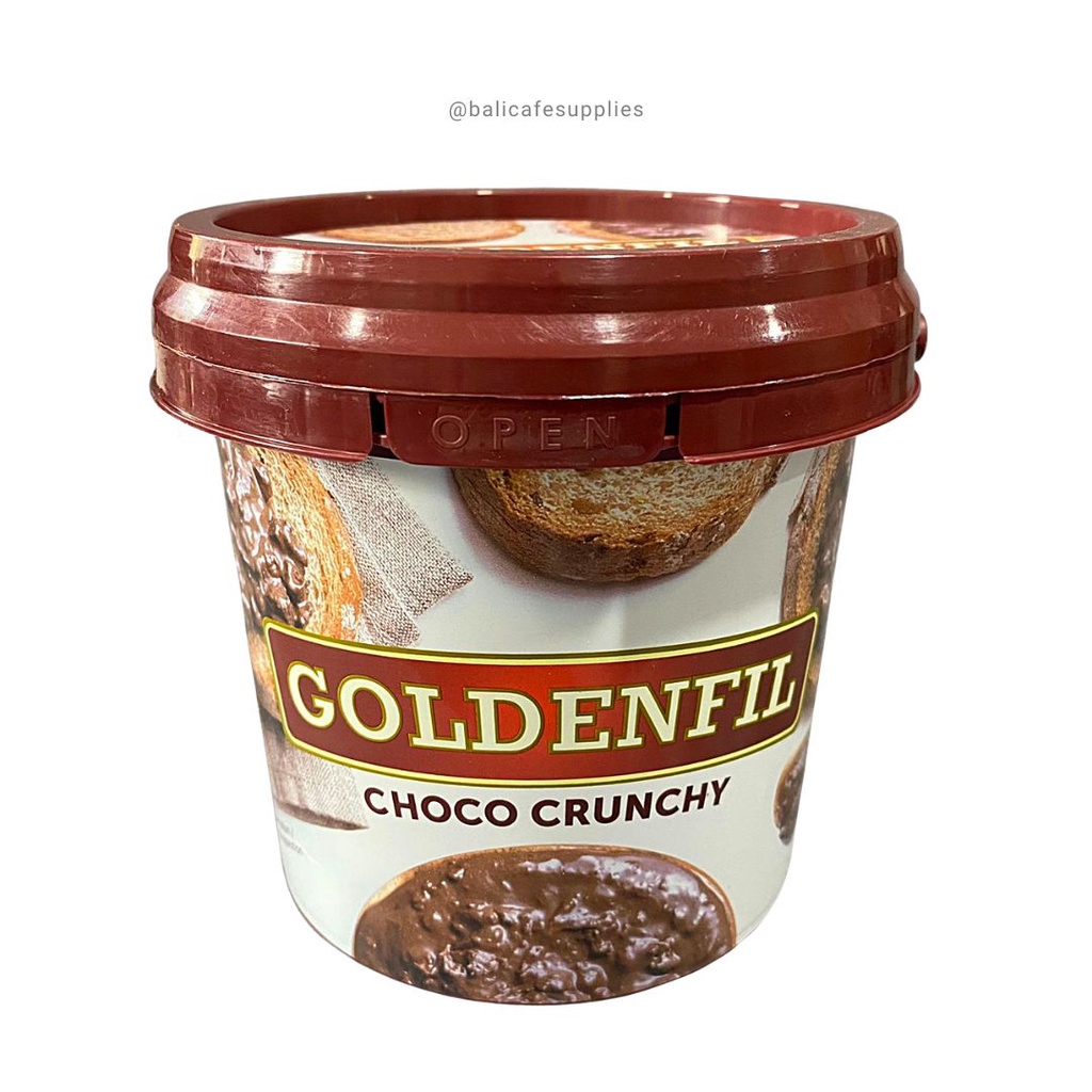 

COD Goldenfil Choco Crunchy 1 kg - isian roti dan kue rasa cokelat