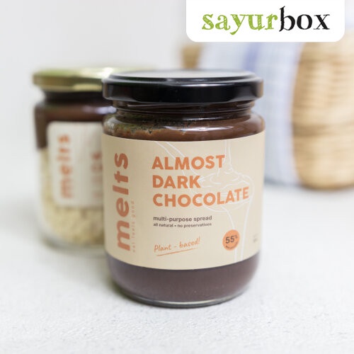 

COD MELTS ALMOST DARK CHOCOLATE SPREAD 300 GRAM SAYURBOX