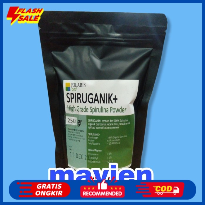 

SALE Spiruganik Spirulina Powder 250gram Terlaris