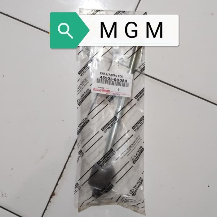 Rack End Long Tie Rod Rek End Yaris New Vios 2007-2012 ORIGINAL