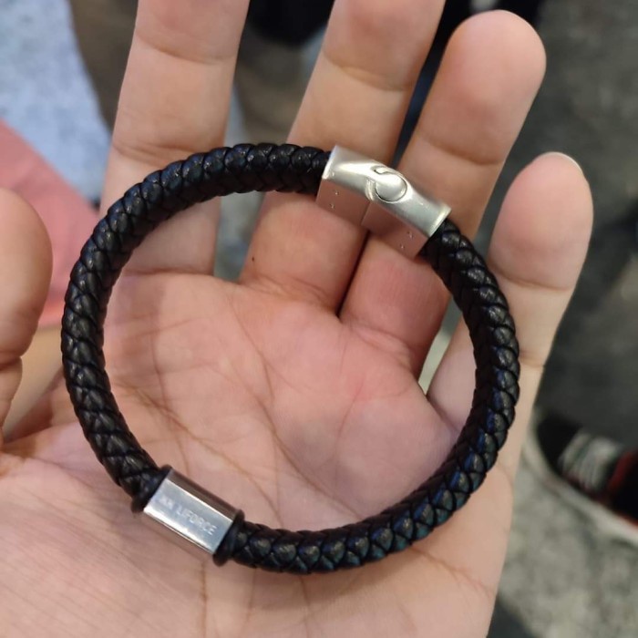 [ READY STOCK ] NEW KK LIFORCE Gelang Leather Kulit Sapi Asli KK Indonesia ORIGINAL