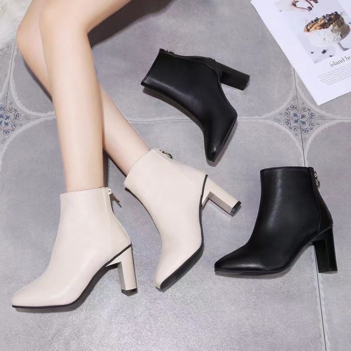 Sepatu Wanita Boots Heels Import Premium Quality F35