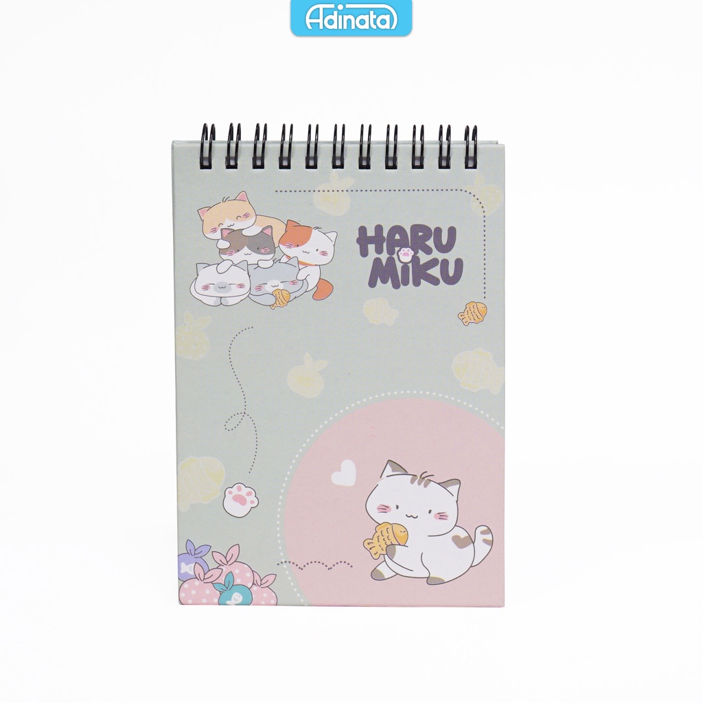 

Haru Miku Green A6 Memo Spiral Notebook 2352-4338 - Adinata / Buku Catatan / Memo