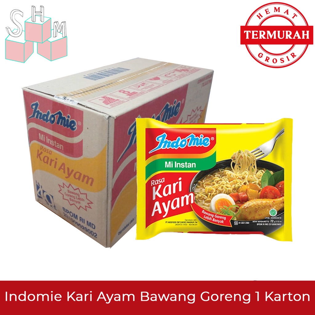 

Indomie Kari Ayam Bawang Goreng 1 Karton
