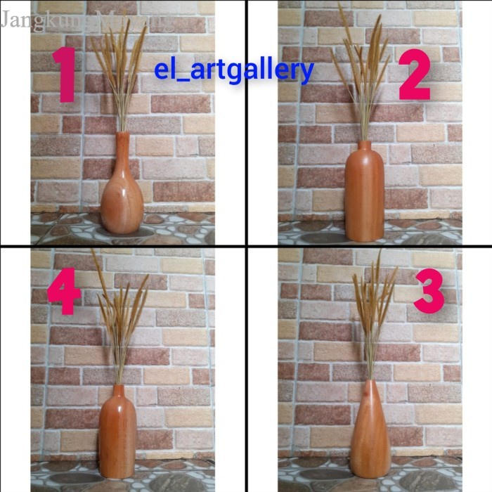 

Aneka Vas Bunga Kayu - Model 6:10cm murah