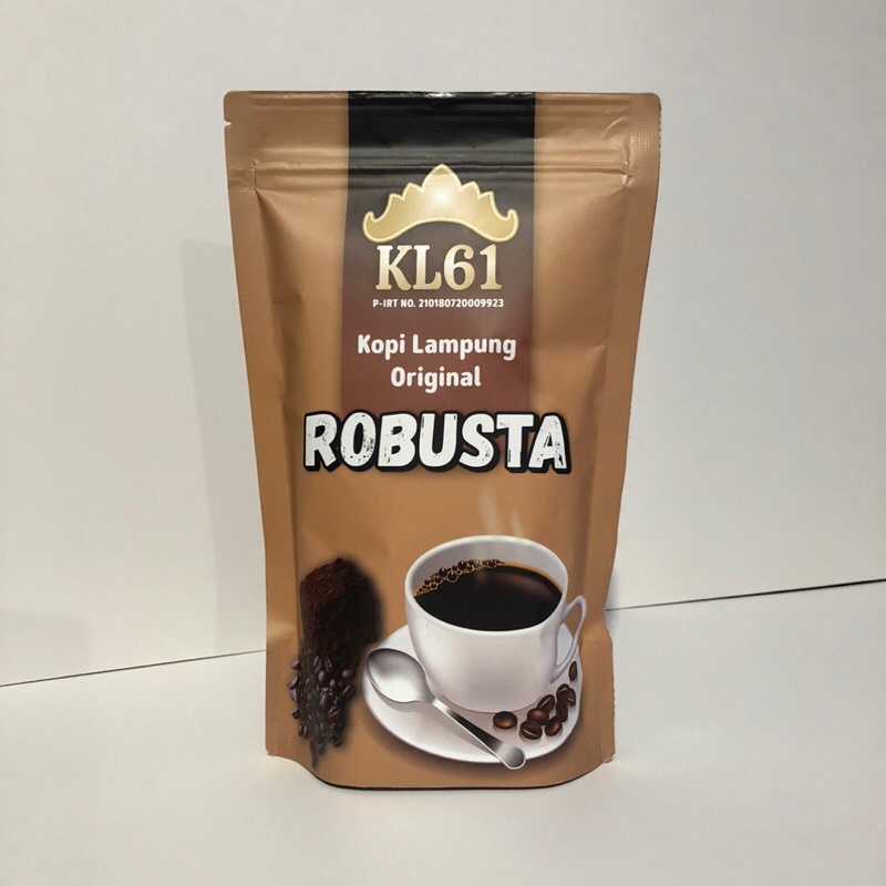 

Khusus Kafe Kopi Lampung Asli ROBUSTA LAMPUNG COFFEE 250gram ✔✔✔