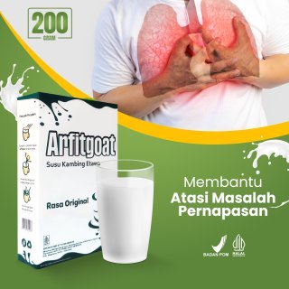 

Arfitgoat Susu Kambing Etawa Arfit Goat Original Platinum Atasi Masalah Paru Paru TBC Asma