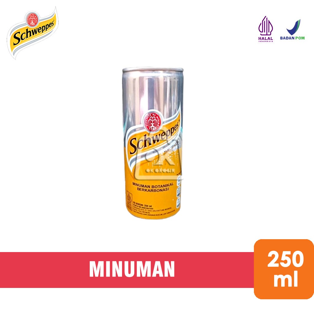 

Tonic Water Schweppes / Minuman Botanical (250 ml)