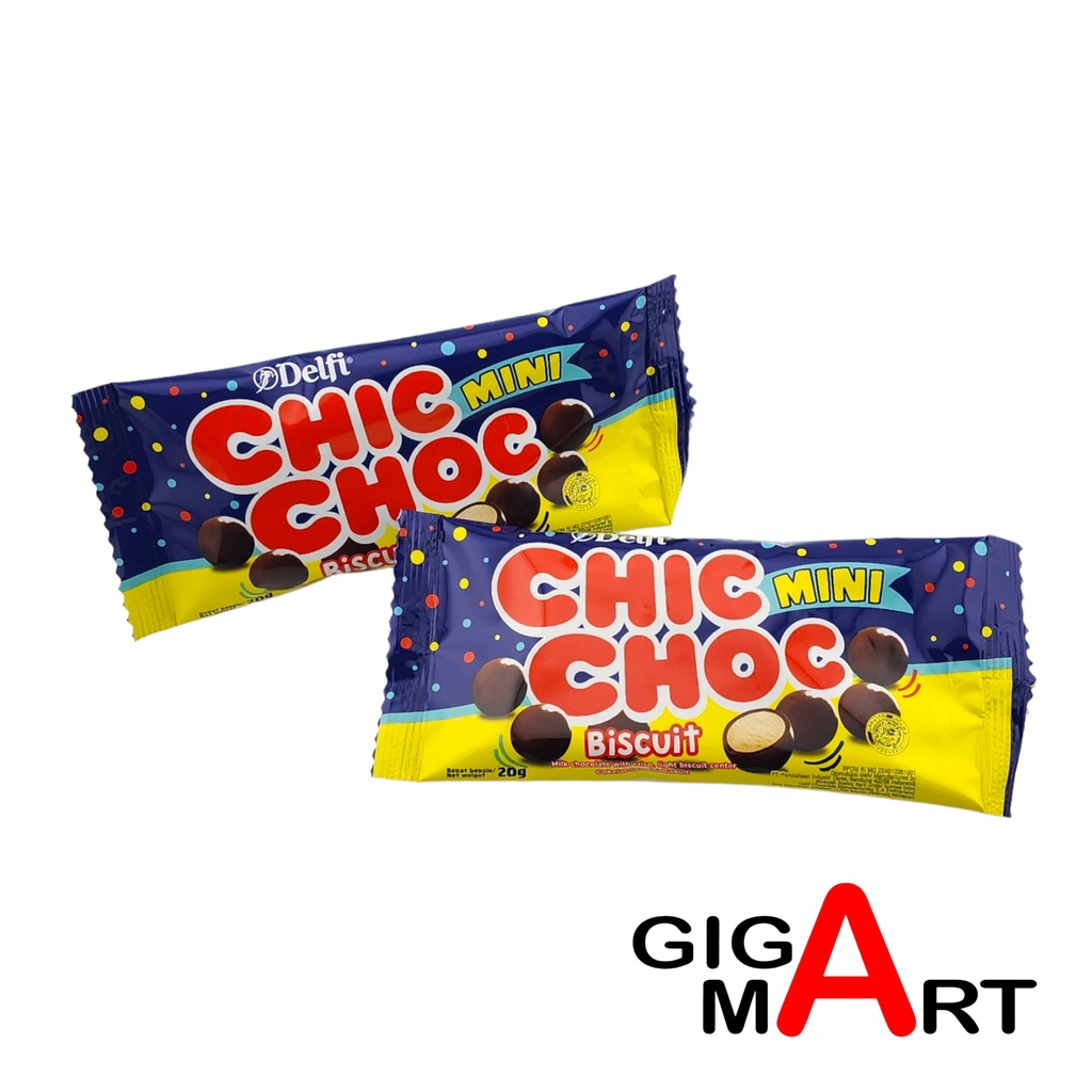 

Delfi Chic Choc Mini Biscuit Milk Chocolate