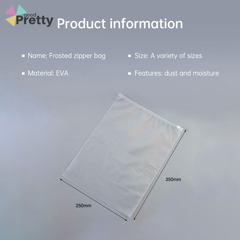 

Tas Ritsleting Buram Tas Penyimpanan Transparan Tas Kemasan Pakaian Tas Kemasan Plastik Bra PD