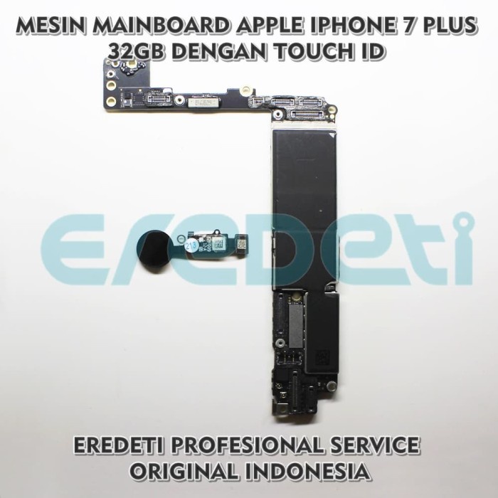 MESIN MAINBOARD APPLE IPHONE 7 PLUS 128GB DENGAN TOUCH ID MESIN IPHONE 7 PLUS 128GB DENGAN SIDIKJARI