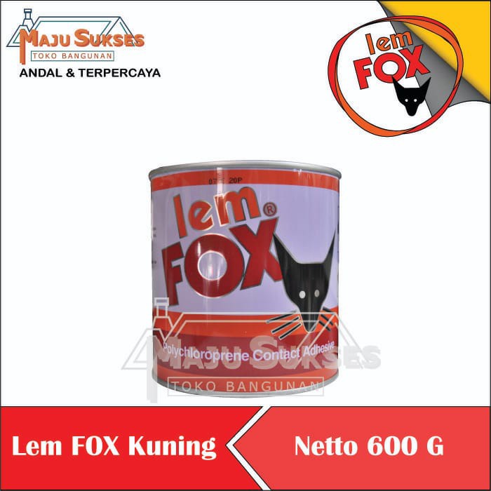 

Lem Fox Kuning 600 Gram