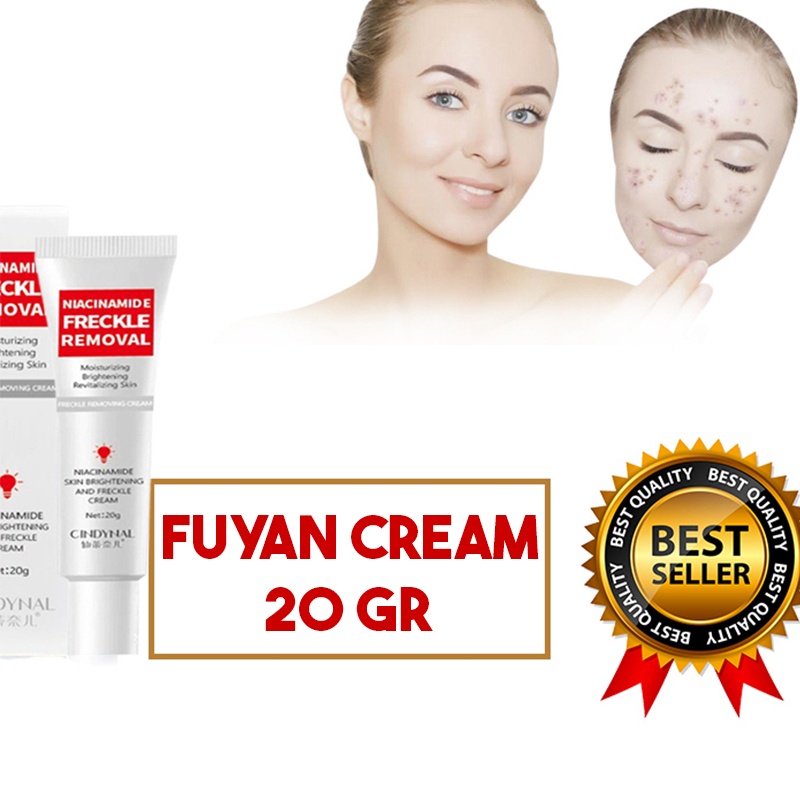 Fuyan Whitening Freckle Cream Remove Dark Spots Anti Freckle Cream Niacinamide Fade Pigmentation Mel