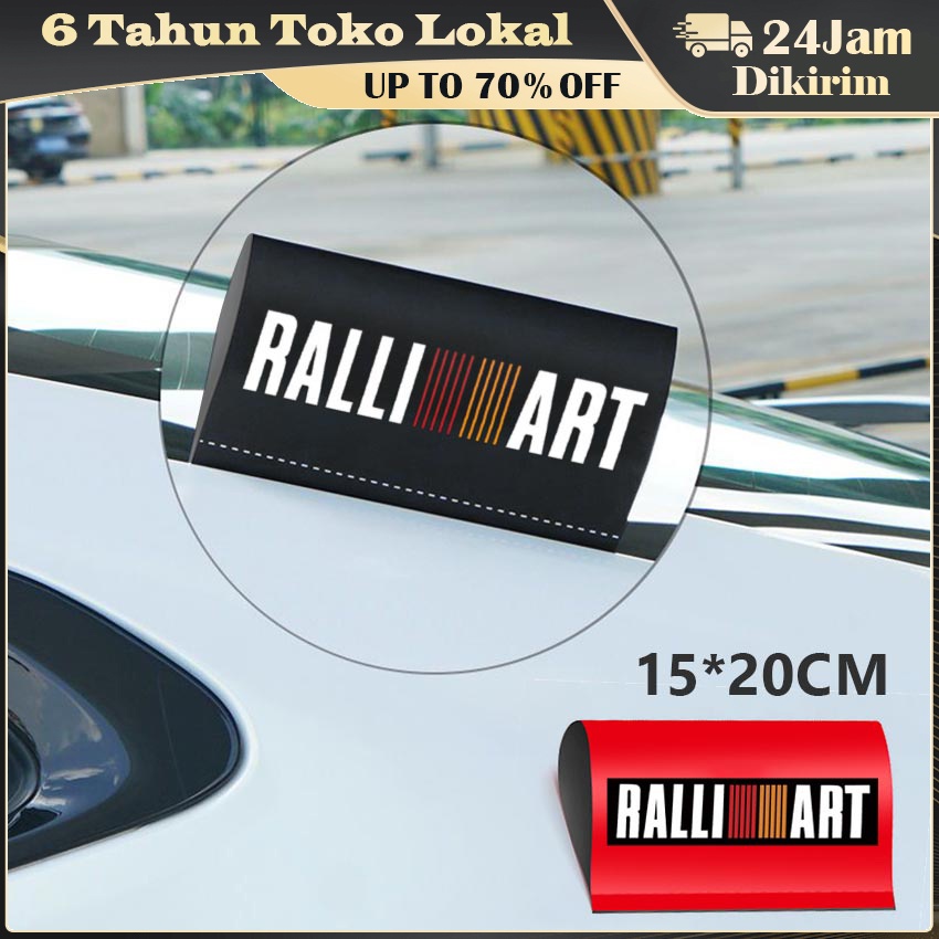 

RALLIART / Label Tag Mobil / Variasi Penutup Pintu Bagasi / Stiker Bagasi / Pintu Mobil Stiker