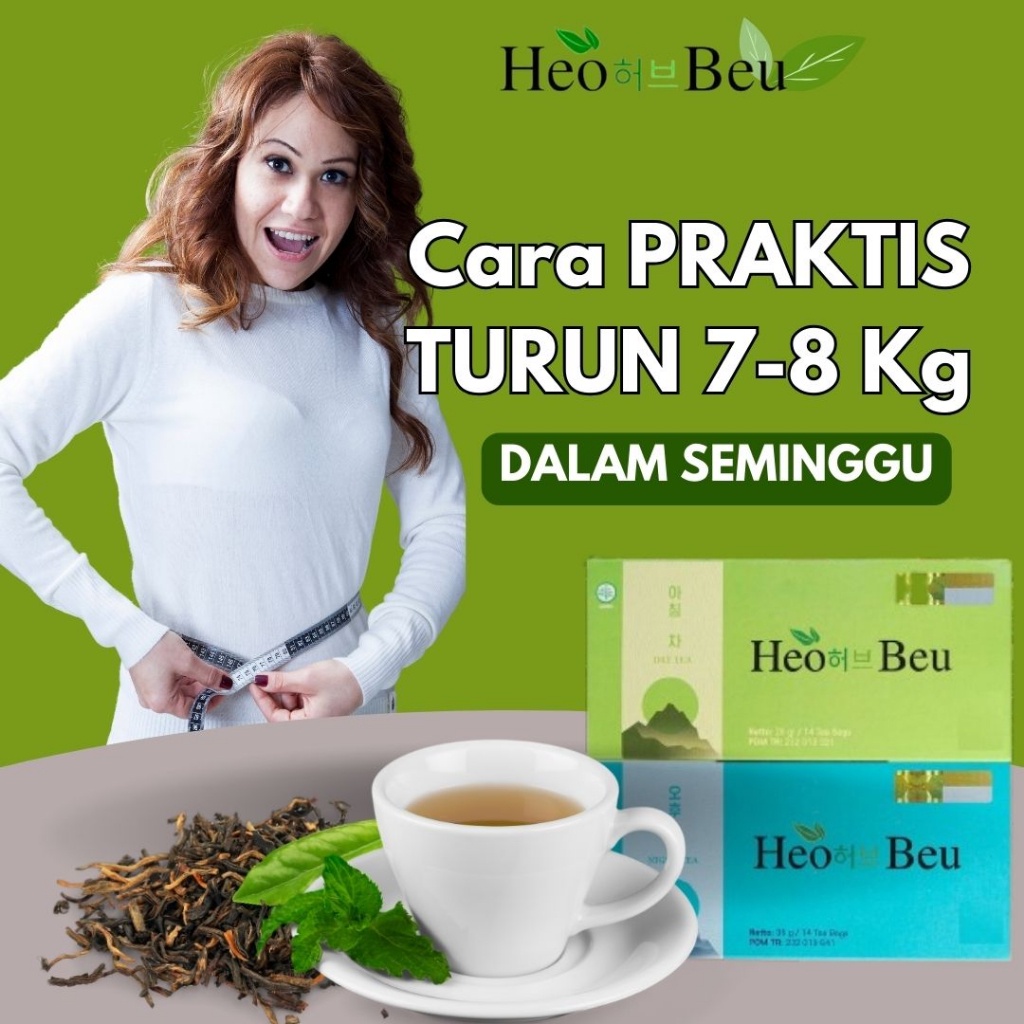 

TEH HEO BEU HEOBEU SLIMMING TEA MINUMAN DIET PELANGSING PENURUN BERAT BADAN