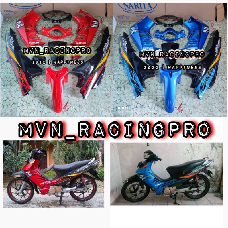 BISA COD Cover body bodi dek fullset halus motor SUZUKI SHOGUN 125  / SP LAMA kualitas terjamin baha