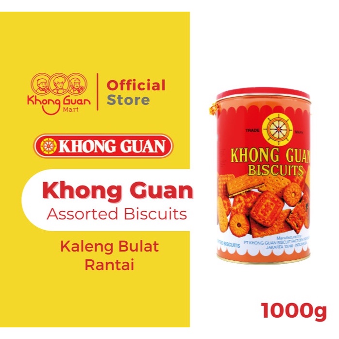 

KHONG GUAN ASS BISCUITS RED BULAT RANTAI 1000 GR ORI