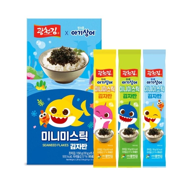 

Kwang Cheon Kim Pinkfong Seaweed Flakes Gimjaban Korea
