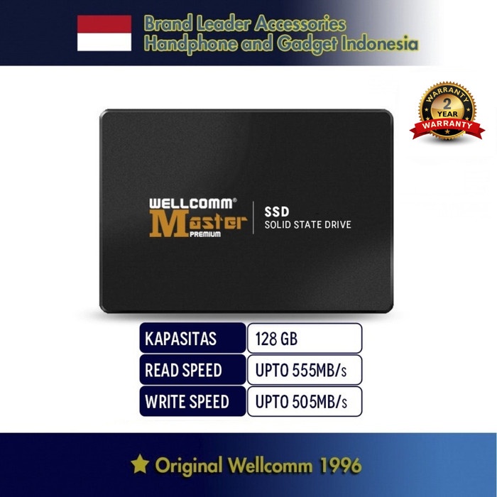 WELLCOMM SSD  128 GB SATA III 2.5" /SSD CADDY/SSD KABEL SATA - SSD SAJA