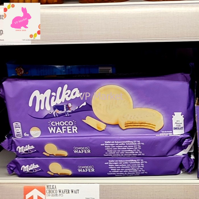 

Milka Choco Wafer White 180g Impor