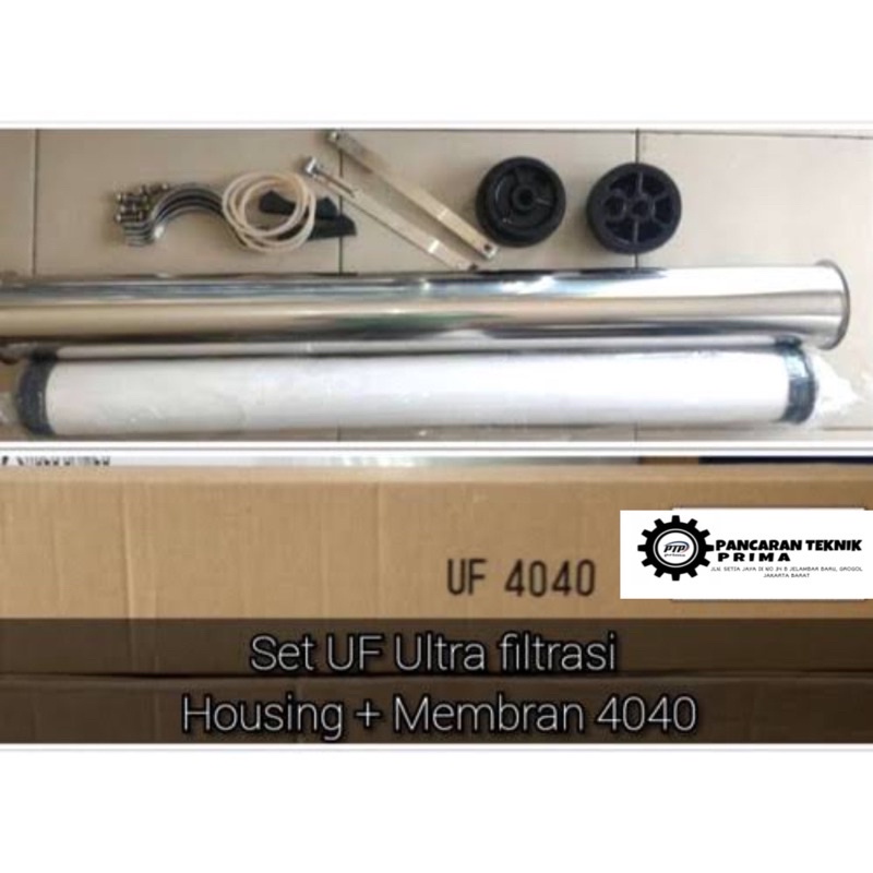 Uf 4040 plus Housing stainless 4040 Filter Air Minum UF 4040 / Utra Filtrasi UF