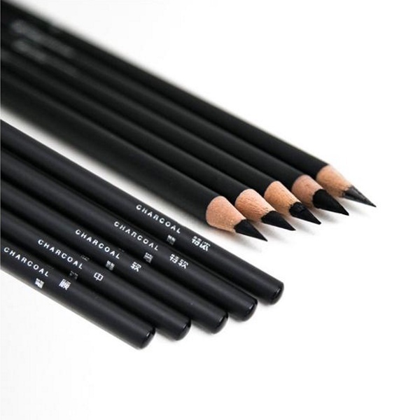 

Miya Charcoal Pencil Satuan Pensil Sketsa Arang Lukis Hitam Myarts