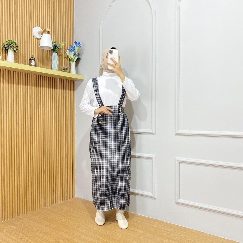 RKPERWIRA - ZNF PAKAIAN WANITA RINA / Set Jumpsuit / Outfit Daily Wanita Casual / Pakaian Remaja ABG