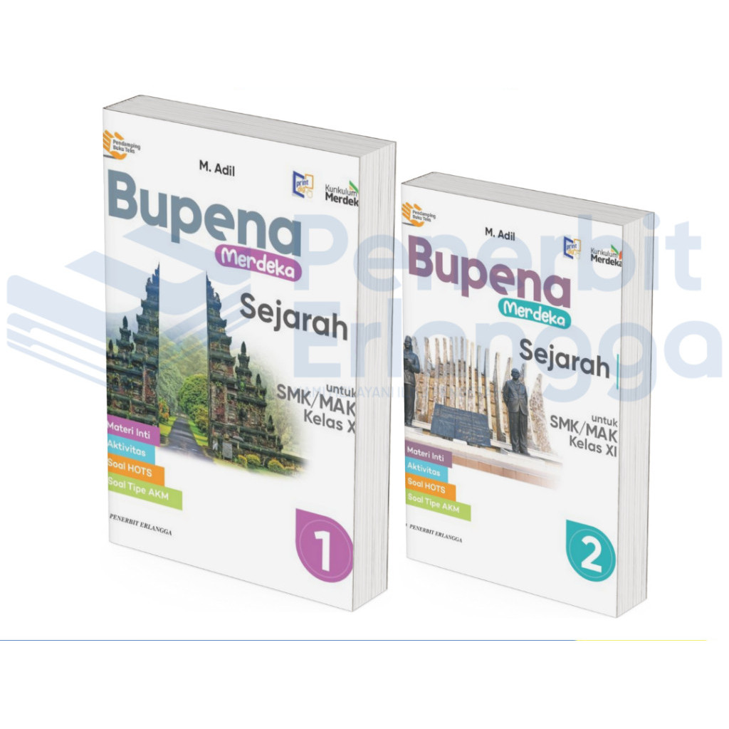 ( ERLANGGA ) Bupena Merdeka Sejarah Smk Kelas 10 & 11 Kurikulum Merdeka - Erlangga