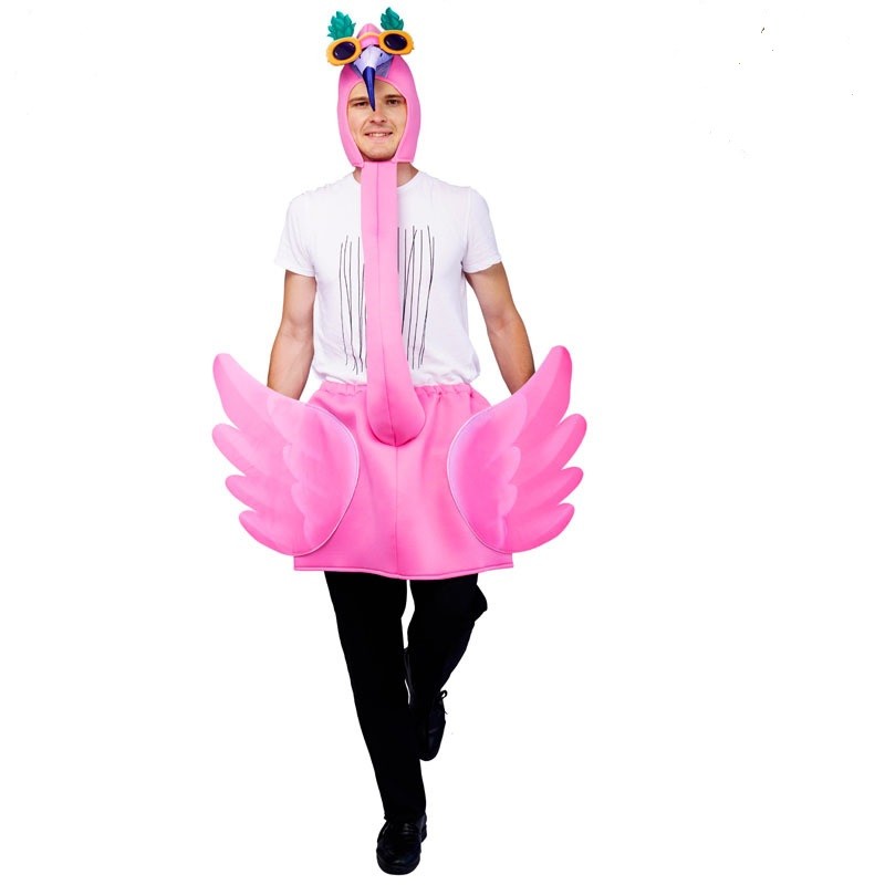 

Adult Pink Flamingo Costume Carnival Party Cosplay