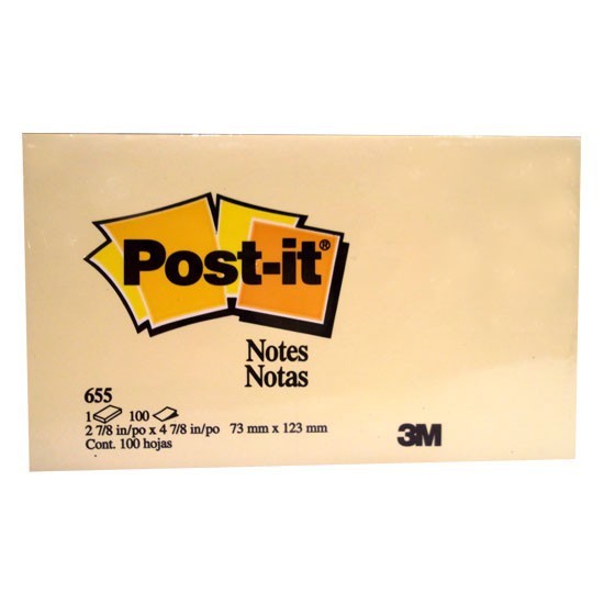 

(PACK) Post It Sticky Notes Memo Polos 655 - 3M