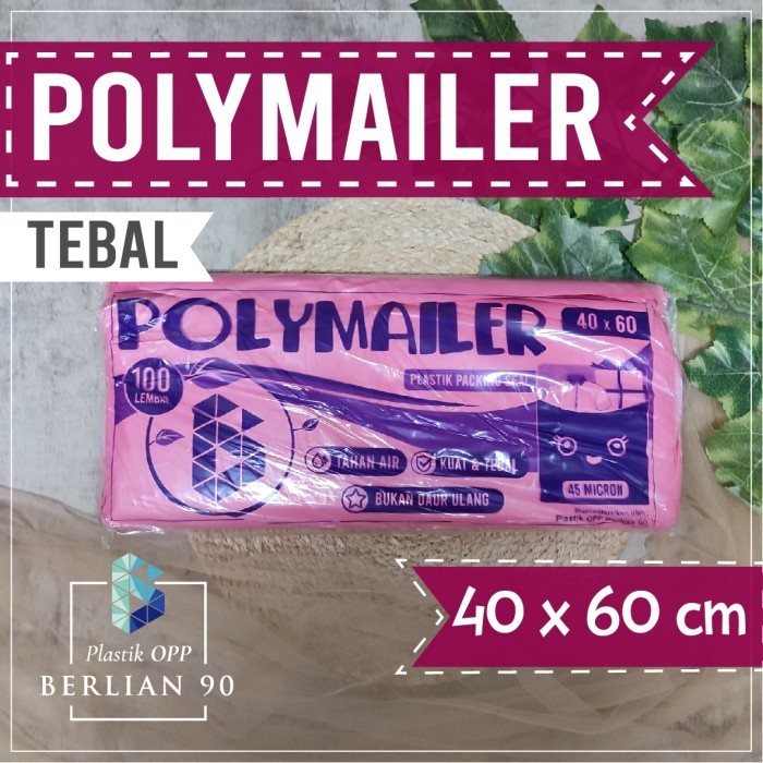 

Polymailer Pink 40x60 Cm / Plastik Packing Online Amplop Plastik