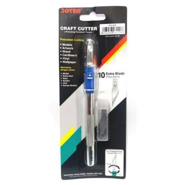 

(SET) Craft Cutter / Pemotong Kerajinan Tangan + Refill - Joyko CU-502
