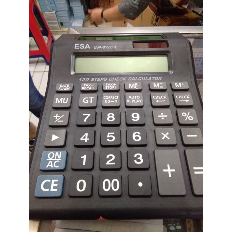 

TSB Kalkulator BESAR 2 layar Esa 12 digit Free baterai