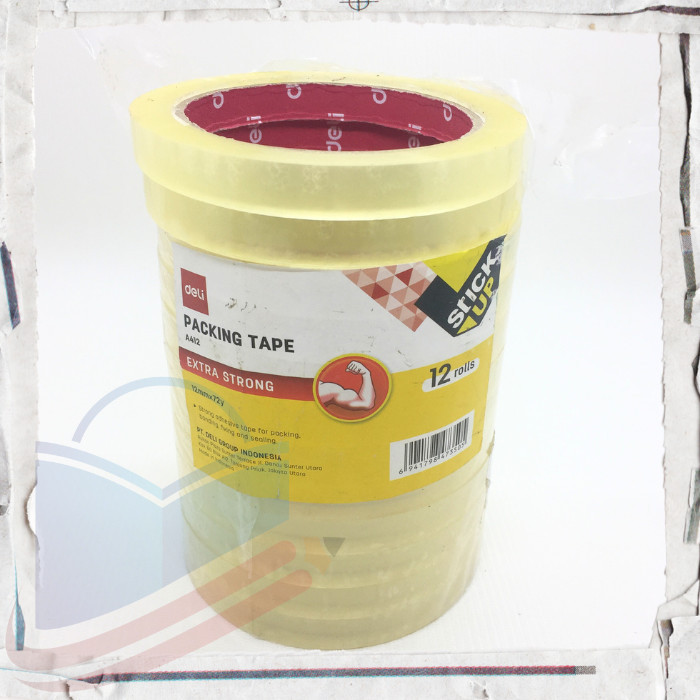 

Deli Isolasi Bening 12mm x 72yard Extra Strong - CA412