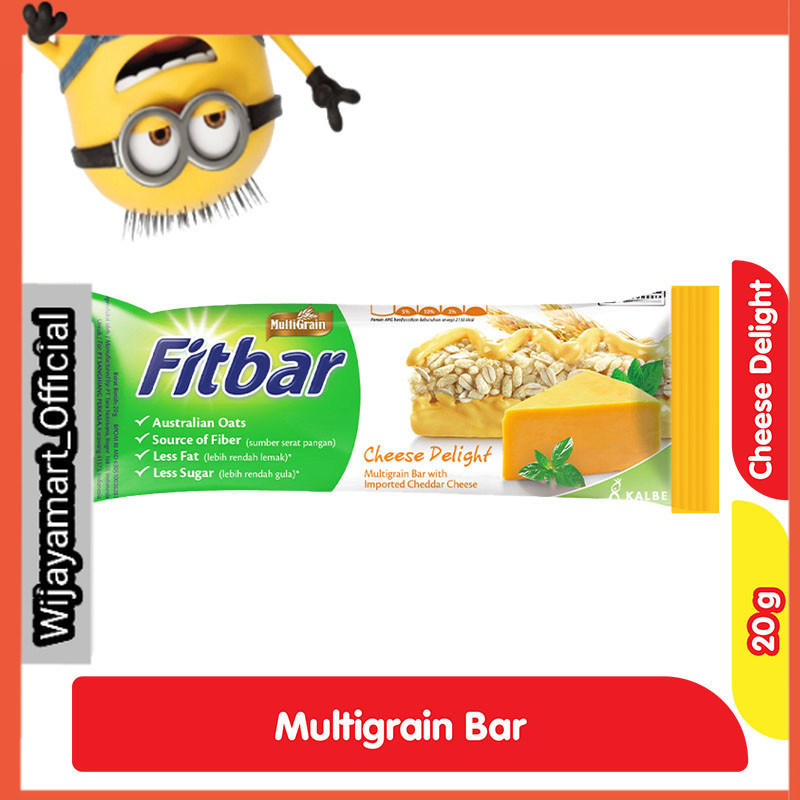

Fitbar Multigrain Bar Keju Delight 20 g