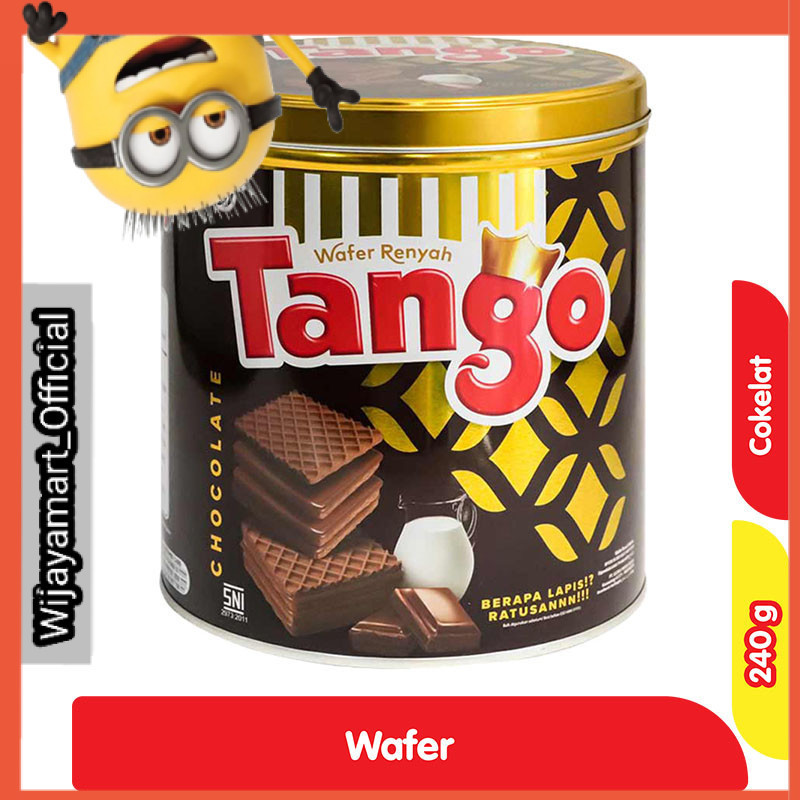 

Tango Wafer Cokelat Kaleng 240 g