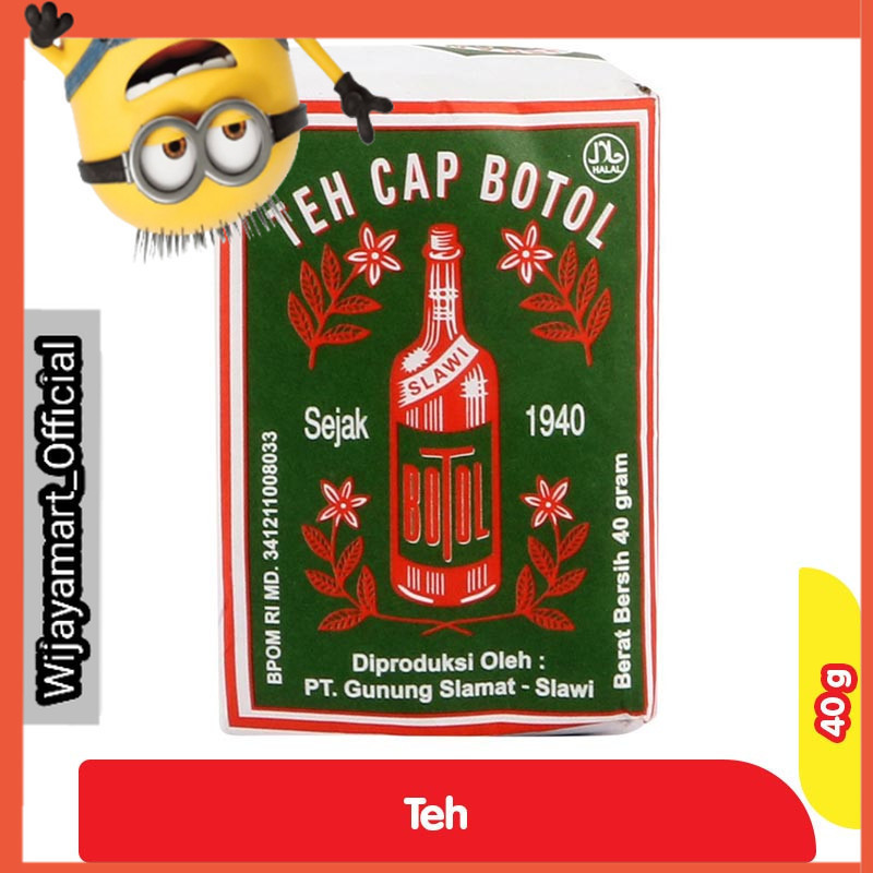 

Teh Cap Botol Tubruk Hijau 40 g