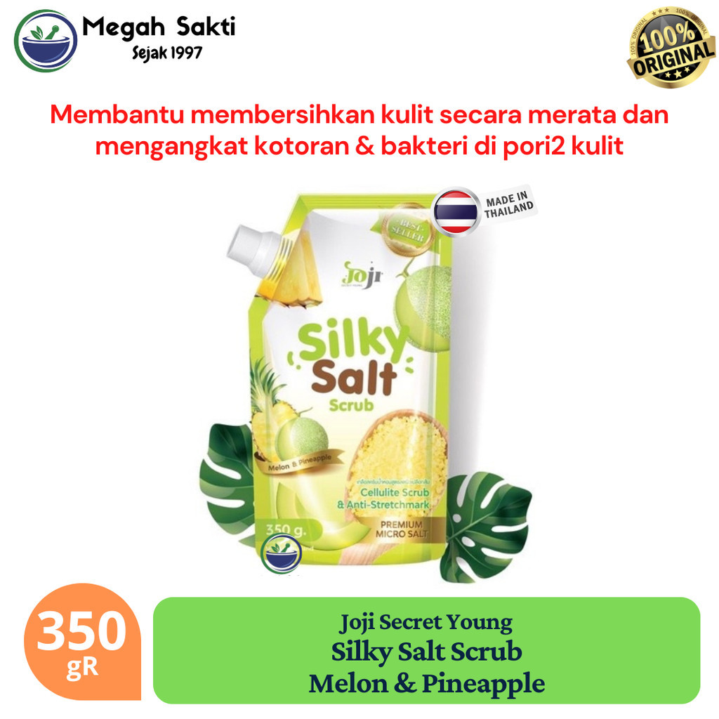 MGS - Joji  Silky Salt Scrub MELON & PINEAPPLE 350gR