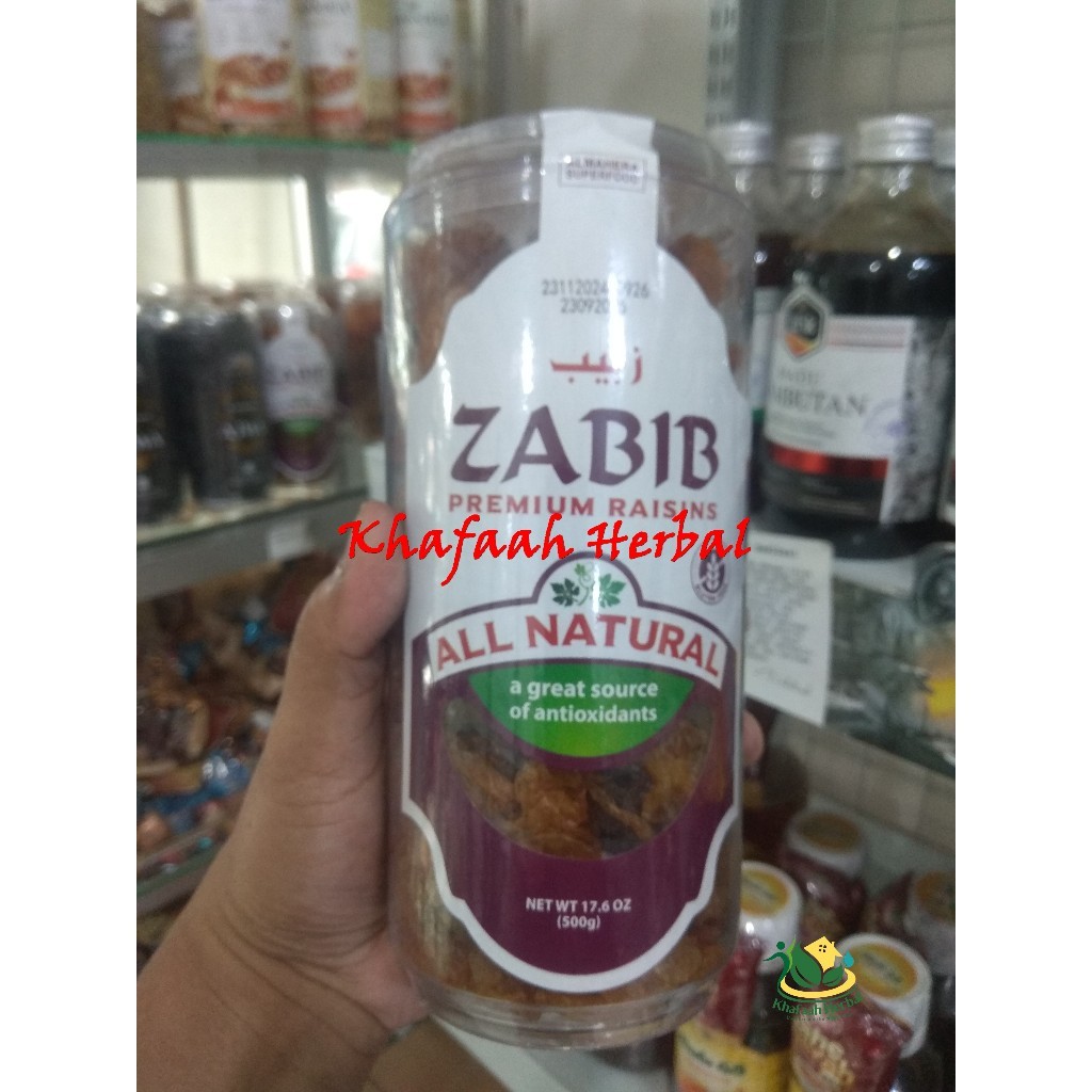 

Zabib Premium Raisins Kismis All Natural 500g