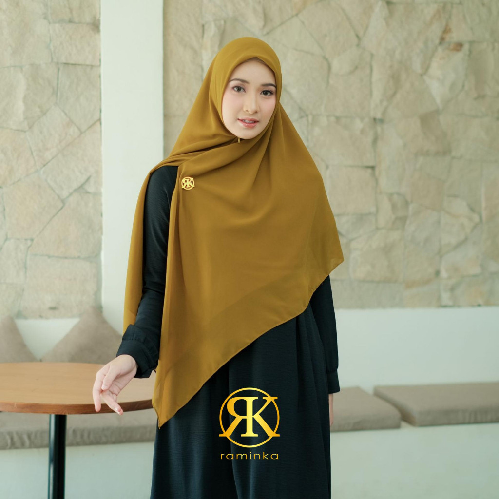 Hijab Syari Fatimah Khimar Kerudung Instan Jilbab instan Hijab Zipper Instan Jumbo Syari Resleting S