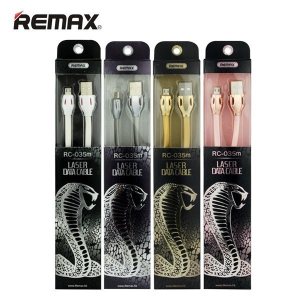 KABEL DATA iphone REMAX RC-035 LASER DATA CABLE FOR IPHONE ORIGINAL