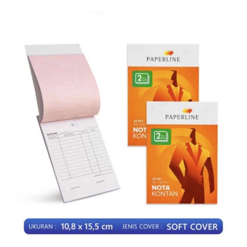 

Nota Kontan Paperline 2 Ply Kecil 108x155mm