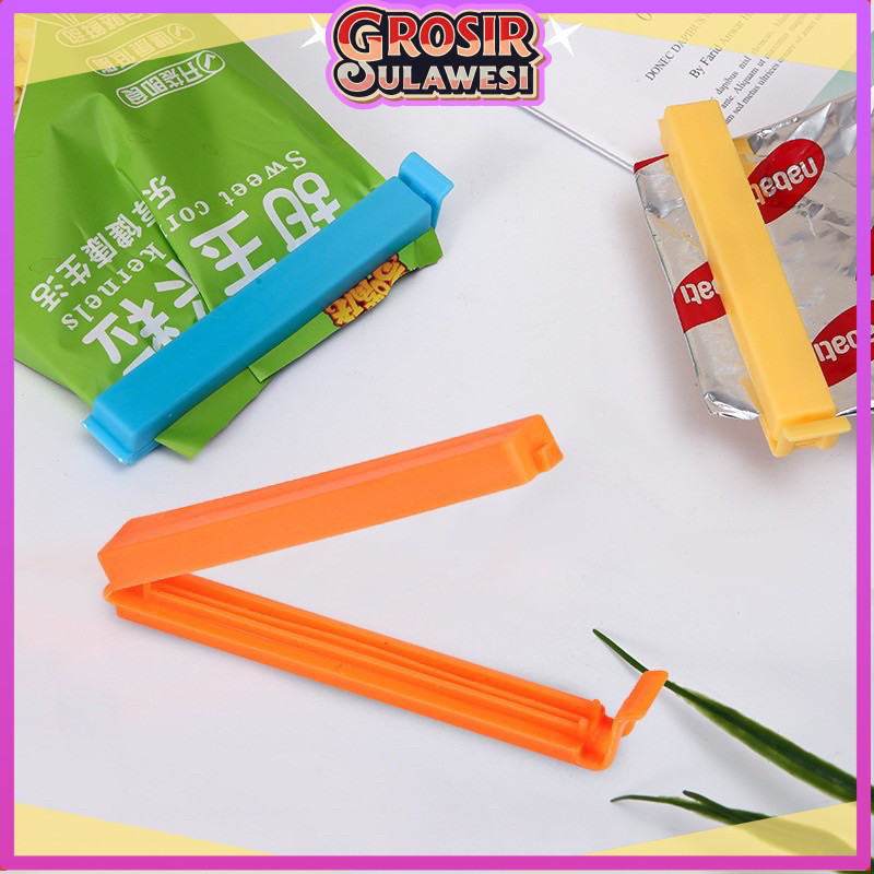 COD MAKASSAR  Penjepit Plastik Snack Segel Jepitan Jepit Makanan Camilan Ringan Food Mini Sealer Mak