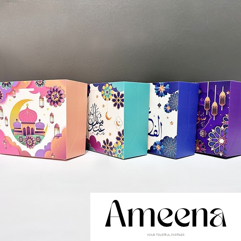 

Hampers Idul Fitri Lebaran Box Cantik Kado Mini / Box Packaging Gift Permen Cookies Tas Kado Souvenir Goodiebag