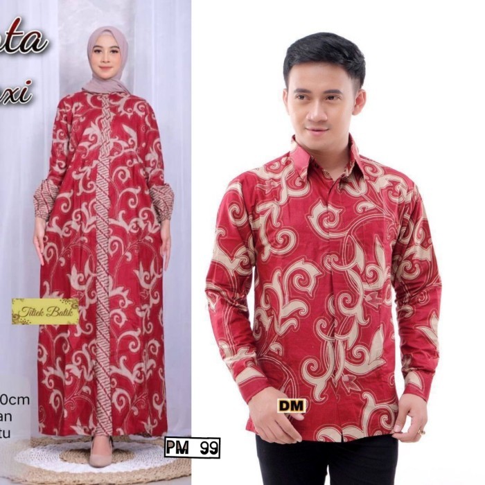 ✔VN.KIA✔ - BEST SELLER Baju dress gamis wanita cardi ld 120 couple batik sarimbit kemeja pria - Mera