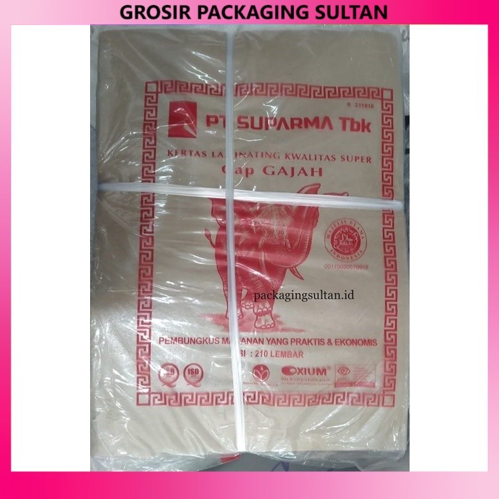 Kertas Nasi Coklat/Kertas nasi Gajah Merah/kertas minyak