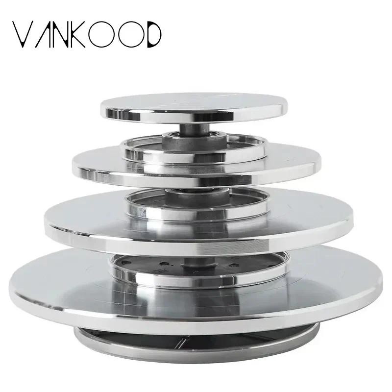 

Dia15~30cm Aluminum Pottery Sculpting Wheel Turntable Disc-spinning, DIY Double-Sided Manual Ceramics Cake Clay Sculpting Tools