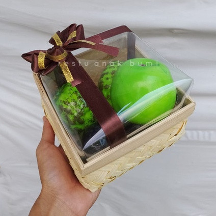 kemasan hantaran Besek Hantaran 15cm/hantaran/nikahan/seserahan/hampers/bingkisan/wedding/hadiah/gif